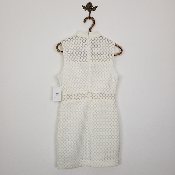 Elizabeth and James Neri Lazer Lattice White Dress - Picture 2 of 8